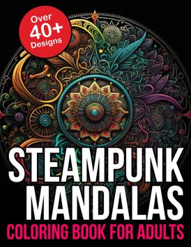 Steampunk Mandala Coloring Book