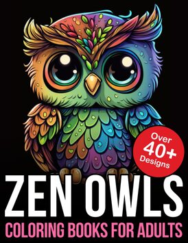Owl Coloring Books For Adults Relaxation: owls coloring books for adults relaxation