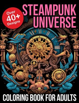 Steampunk Universe Coloring Books For Adults: steampunk coloring book for adults and teens